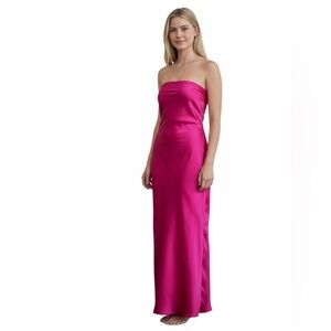 DRE L.A THE ADELINE PINK STRAPLESS DRESS
